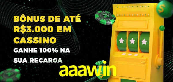 aaawin melhor bônus de depósito