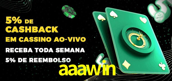 Promoções do cassino ao Vivo aaawin